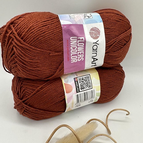 Пряжа Flowers unicolor