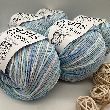 Пряжа Jeans soft colors