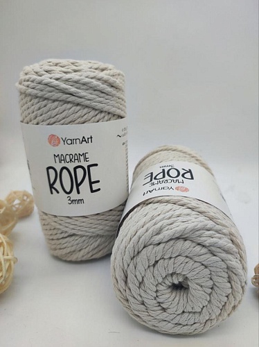 Пряжа YarnArt Macrame ROPE 3mm
